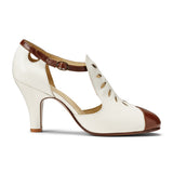 PRE-ORDER Sylvie Vintage Shoes (Walnut/Ivory)
