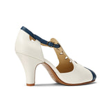 PRE-ORDER Sylvie Vintage Shoes (Blue/Ivory)