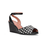 Judy 1940s Wedges (Black/Ivory)