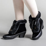 Alpen Retro Winter Booties (Black)