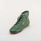 Emma Regency Leather Boots (Green)