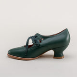 Gibson Edwardian Leather Shoes (Green)